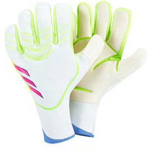 Guantes de portero de fútbol profesional, excelentes guantes de fútbol de cuero y látex para capturar balones para porteros - Product Image 2