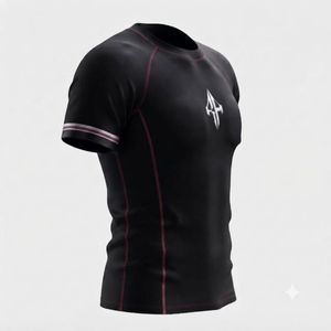 Camiseta Deportiva de Manga Corta para Hombre, Cuello Redondo, Impresión por Sublimación, Secado Rápido, Transpirable, Material de Spandex/Poliéster, Calidad Premium - Product Image 4
