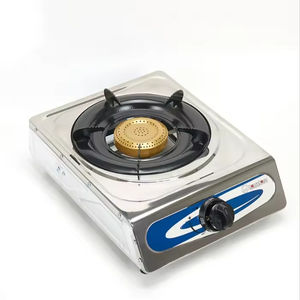 Cuisinière à gaz de table pour fabricants, cuisinière GPL domestique et hôtelière, économe en énergie, sûre, en acier inoxydable, vente en gros, ustensiles de cuisine africains - Product Image 1