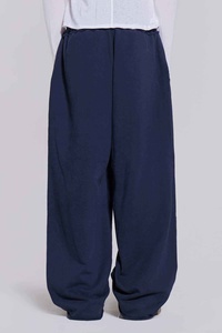 Pantalon de survêtement ample à jambes larges en coton French Terry, coupe décontractée avec cordon de serrage, poches tricotées, style décontracté, OEM, pantalon de jogging oversize - Product Image 4