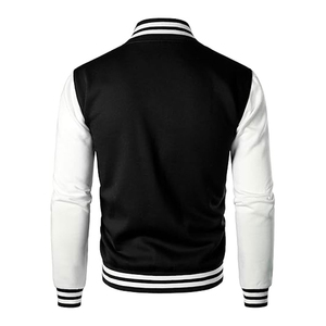Wholesale Price OEM Custom Logo Color <b>Long</b> Sleeve Casual Varsity <b>Jacket</b> <b>Men</b> Baseball <b>Jackets</b> Eco-Friendly Varsity <b>Jacket</b> For <b>Men</b> - Product Image 2