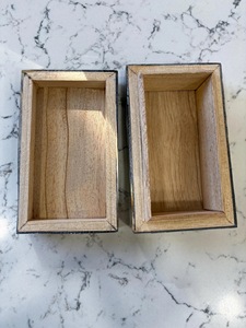 Caja Rectangular Rústica Antigua de Cuerno de Búfalo de ILAHI, Pulida, Ecológica, con Interior Suave, para Artículos Delicados, Regalo Feng Shui para el Hogar - Product Image 1