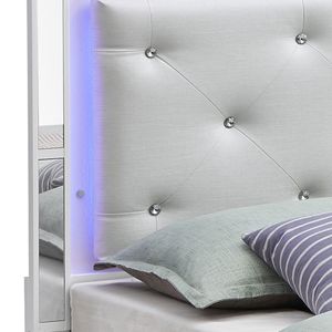Cama Queen Verona G6790C QB3 Tapizada en Color Plata Champán - Product Image 4
