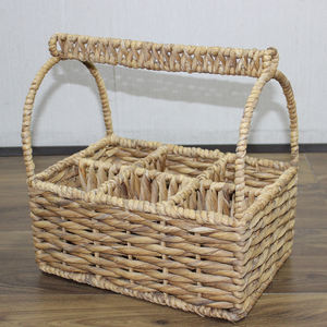 Artex Dong thap ตะกร้าหญ้าทะเลทำด้วยมือหัตถกรรมทอผ้าผักตบชวาธรรมชาติ - Product Image 6