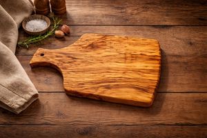 Tabla de Cortar de Madera de Olivo Natural Hecha a Mano, Ecológica, Duradera, Moderna, Apta para Lavavajillas, Venta al por Mayor - Product Image 4