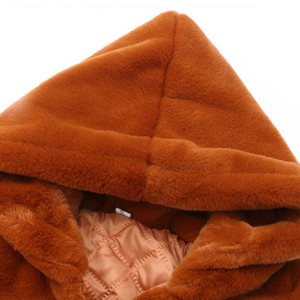 Abrigo de Invierno para Niños, Grueso, de Forro Polar, Reversible, Cortavientos, Transpirable, con Cierre, Unisex, para Niños, con Capucha y Bolsillos - Product Image 3