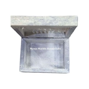 Caja tallada de esteatita de aspecto moderno Premium con diseño de mejor clase con forma rectangular, uso pulido para almacenamiento de joyas, artículo de regalo - Product Image 2