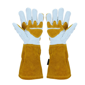Customized 2026 Top Design Customized Heat-Resistant Mitts Tig Welder Long Sleeve Welding Leather Safety Gloves - Product Image 5