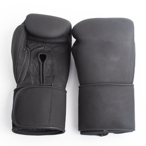 Gants de boxe MMA en cuir respirant professionnels, personnalisés pour hommes et femmes, en cuir durable, imperméables, pour l'entraînement et le sparring - Product Image 1