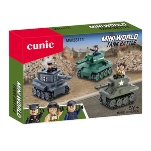ชุดตัวต่อรถถัง OXFORD Mini World Tank Battle ของเล่นประกอบรถถังทหารแบบ ABS สำหรับเด็กอายุ 7 ปีขึ้นไป ผลิตในเกาหลี - Product Image 1