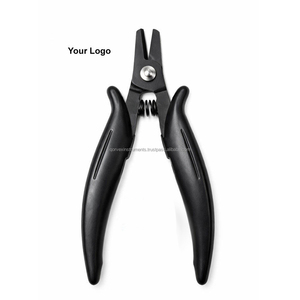 คีมหนีบผมสแตนเลสสำหรับเครื่องมือต่อผมเคราติน กำจัดกาว ปลายแบน - Product Image 5