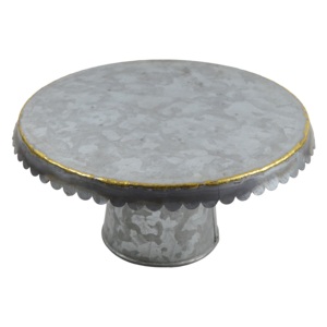 Handmade Galvanized Metal Dessert Stand Round Shape <b>Cake</b> <b>Tool</b> for Birthday & Wedding Party Table Decoration - Product Image 1