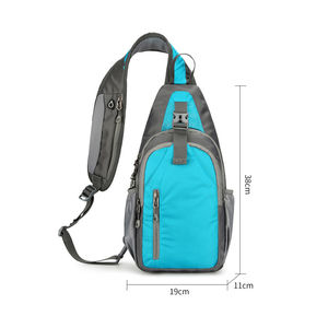 High Quality Genuine Leather Sports Cross Body <b>Mini</b> Shoulder Bag Eco-friendly 30-40L Capacity Customizable Chain Zipper Closure - Product Image 3