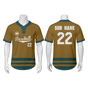 Maillot de baseball pour hommes, uniforme personnalisé sublimé, vêtements de sport respirants pour équipes, fournisseur de vêtements de baseball - Product Image 1