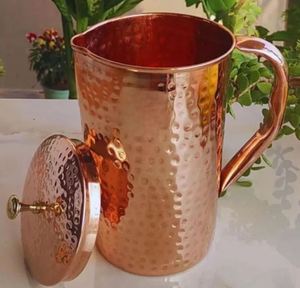 Ensemble de Pots à Eau en Cuivre de Qualité Supérieure, Style Luxe, pour Repas en Famille, Durable, Réutilisable, Service de Cuisine avec Verres - Excellents Cadeaux - Product Image 4
