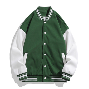 High Quality Cotton Blend Varsity Jacket <b>Men</b> and Women Custom logo EmbroideryBaseball Letterman Varsity Jacket - Product Image 5