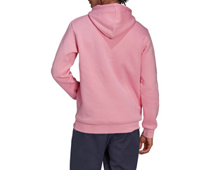 Sweat-shirt à capuche unisexe rose, coupe classique, en molleton de coton, décontracté, avec logo imprimé sur le devant, pour l'automne - Product Image 5