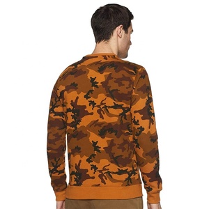Sudaderas de manga larga con estampado de camuflaje y logotipo personalizado para hombre, ropa de calle a la moda, sudadera informal para hombre, Sudadera de cuello redondo Unisex - Product Image 2