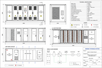 Système de Stockage d'Énergie (ESS) LiFePO4 Refroidi par Liquide 215 kWh 100 kW Haute Densité pour la Gestion de l'Énergie Hors Réseau et sur Réseau et le SMOOTH (Smooth Out Load and Load) pour les Usines
