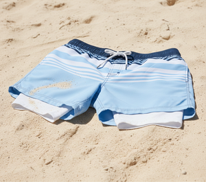 กางเกงชายหาดแบบซับลิเมชั่นสั่งทำพิเศษ 2 in 1 กางเกงว่ายน้ำผู้ชายพร้อมกางเกงเลกกิ้งซับในแบบรัดรูป แฟชั่นทันสมัย แห้งเร็ว - Product Image 6