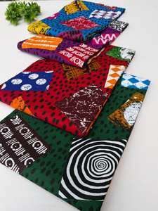 Tela de Algodón Ankara con Estampado Africano, Diseño Vibrante Multicolor Inspirado en Freetown para Confección de Vestidos y Proyectos de Costura - Product Image 3