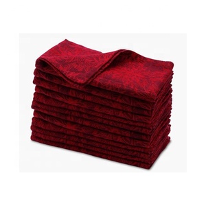 Serviettes de table en microfibre Chenille bleu élégant séchage rapide absorbant Jacquard imprimé meilleurs nouveaux modèles pour comptoir de cuisine - Product Image 6