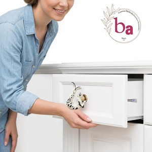 Ba Cast Iron Mermaid Cabinet Knob Novelty Shape <b>Rustic</b> Design for Home Bar <b>Wardrobe</b> Dresser Easy Installation - Product Image 4