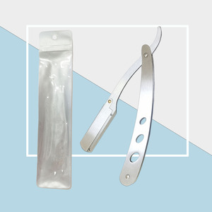 Professional <b>Barber</b> Straight Razor Salon Hair Cut Stainless Steel Safety Blade <b>Shaver</b> for Men & Women - Product Image 1