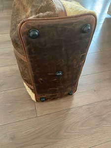 กระเป๋าเดินทางหนังแท้คุณภาพสูง พร้อมขนสัตว์ ดีไซน์ทันสมัย ซิปพกพาสะดวก สำหรับออกกำลังกายหรือเดินทาง รุ่น LHDB-0117 - Product Image 2