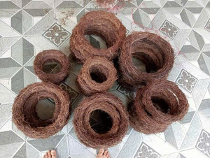 เครื่องประดับคริสต์มาสทำมือจากไม้ไผ่ธรรมชาติ ขนาด 15 ซม. ของตกแต่งเทศกาลวันหยุดสำหรับบ้าน ต้นคริสต์มาส ของขวัญสำหรับงานปาร์ตี้ - Product Image 4