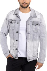 Veste en jean robuste pour homme – Veste en jean de qualité supérieure pour homme, construction durable pour les activités de plein air, les voyages et les aventures quotidiennes - Product Image 2