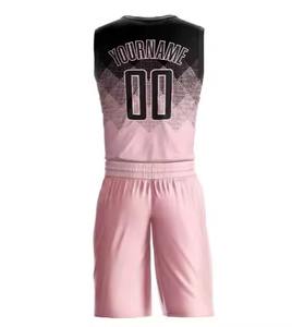 Conjunto de Camiseta y Pantalones Cortos de Baloncesto Personalizados al por Mayor, Impresión por Sublimación Colorida, Secado Rápido, Transpirable, Uniforme de Equipo, Kit Deportivo - Product Image 6