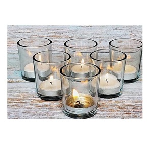 Élégant porte-bougie en verre pour centres de table, intérieurs de maison, mariages, événements et réceptions festives - Product Image 5