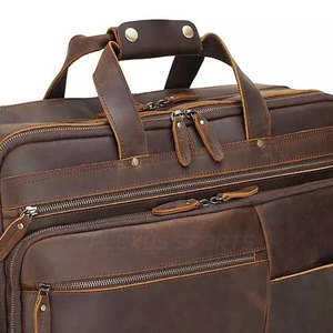 Maletín para Portátil de Cuero Genuino, de Alta Calidad, Duradero, Informal, de Gran Capacidad, para Viajes de Negocios, Oficina, Diseño Personalizado - Product Image 6