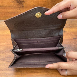 Cartera de piel de vaca de pelo auténtico para mujer, cartera de mano, Colección occidental, éxito de ventas, multiusos - Product Image 4