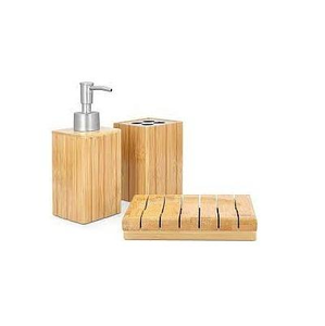 Juego de Accesorios de Baño de Madera al por Mayor con Logotipo Personalizado, Tubo para Pasta de Dientes y Accesorios Hechos a Mano para Venta Caliente - Product Image 2