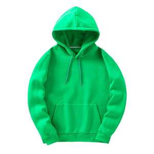 Sweat à capuche décontracté haut de gamme pour homme, 100 % coton, tissu polaire écologique, coupe ample, couleur unie, élégant, pour le quotidien - Product Image 5