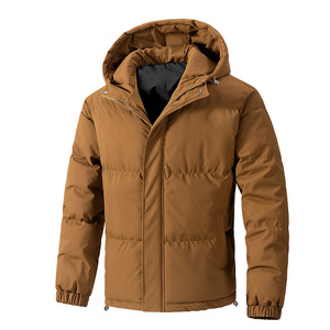 Custom Logo Front Men Streetwear Thick Winter <b>Warm</b> <b>Waterproof</b> Puffer <b>Jacket</b> - Product Image 4