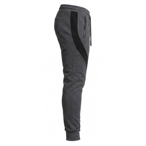 Pantalon de survêtement décontracté pour homme, tissu en coton léger, construction respirante, taille élastique, coupe décontractée, poches fonctionnelles, confortable - Product Image 3
