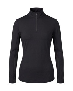 Camiseta de equitación para mujer, transpirable, elástica, con media cremallera, para entrenamiento, OEM - Product Image 1