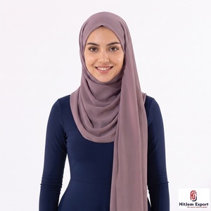 Luxury Chiffon Scarf Design Soft <b>Silk</b> Feel <b>Head</b> <b>Wrap</b> Shawl OEM ODM Manufacturer Private Label Supplier - Product Image 1