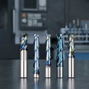Fresa de extremo cuadrado de carburo NS TOOL de Japón para fabricación de moldes con 2/4 filos, alta precisión, duradera para centro de mecanizado CNC - Product Image 2