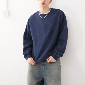 New Design Crewneck <b>Sweatshirts</b> 300Gsm Heavyweight <b>Sweatshirt</b> Screen Printing Men Hoodies <b>Sweatshirts</b> - Product Image 3