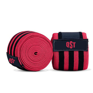 Bandes de compression élastiques pour genoux avec logo personnalisé, pour la musculation, la gym et le powerlifting. - Product Image 3