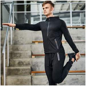 Ensemble de 2 pièces de vêtements de sport pour hommes, vêtements de yoga pour hommes, vêtements de sport actifs, vêtements de fitness, vêtements de gym - Product Image 3