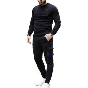 Chándales Deportivos de Alta Calidad al por Mayor, 100% Poliéster, Estampados, con Parches, Ropa de Entrenamiento, Ropa Urbana, Logotipo Personalizado, Bordado Doble - Product Image 5