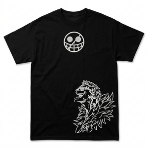 เสื้อยืดฮิปฮอปโอเวอร์ไซส์สไตล์สตรีทแวร์สำหรับผู้หญิงและผู้ชาย ผ้าเจอร์ซีย์คอตตอน 100% ปักลาย ระบายอากาศได้ดี ผ้าหนัก 200 กรัม - Product Image 4