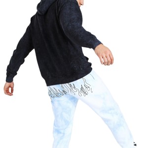 High Quality 100% Cotton Fleece Acid Washed Winter Vintage Sun Fade Regular Fit Hoodie for Men - Product Image 2