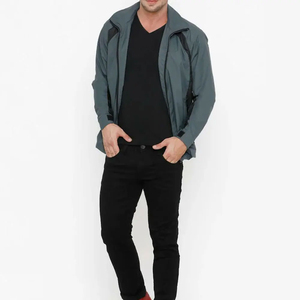 New Arrival Classic Look Trendy Outfit Windbreaker Jacket <b>Flash</b> <b>Sale</b> Comfortable Breathable Windbreaker Jacket OEM Service - Product Image 2