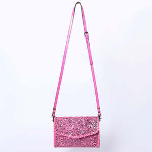 2026 New Arrival for Color 100% Genuine Leather Bohemian Florals Embossed Crossbody <b>Shoulder</b> Bag ZIP Closure Single <b>Strap</b> Lady - Product Image 4